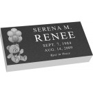 MF01 Flat Grave Marker Headstone - Template